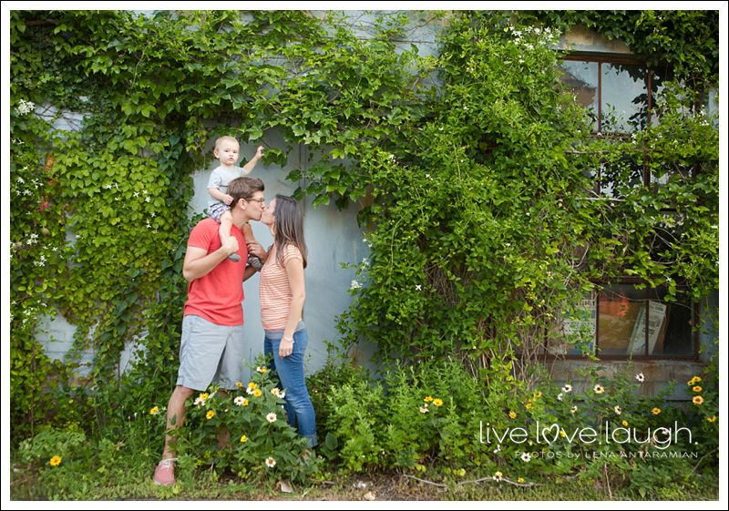 Photographing families in RIdgewood