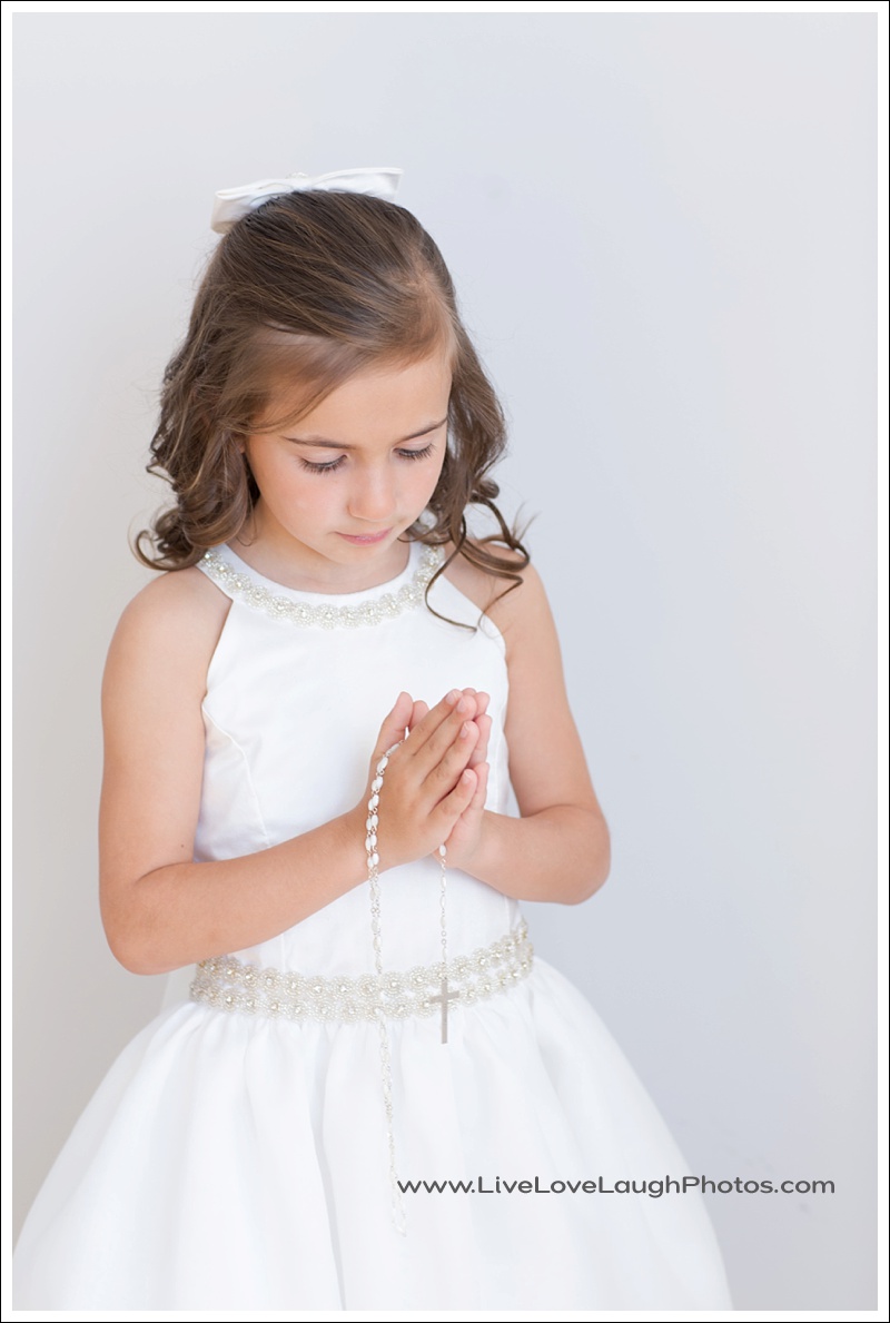 New Jersey First Communion pictures at Ridgewood studio